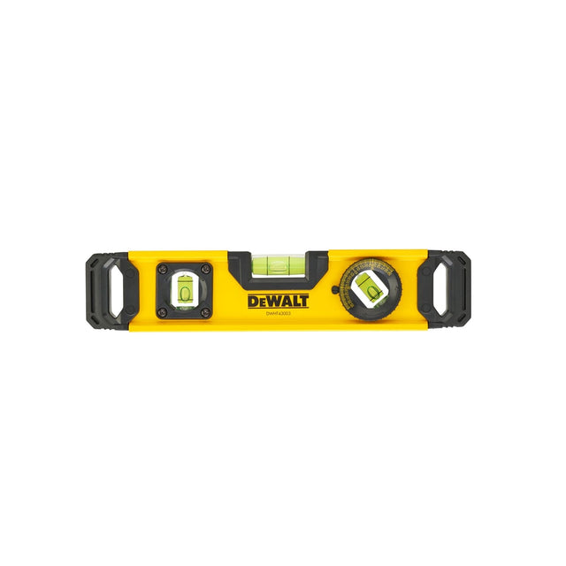 Livella Torpedo cm 25 - in alluminio estruso con estremità in ABS per maggior resistenza agli DeWALT DWHT0-43003