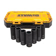 Set 7 pz chiavi a bussola macchina attacco 1/2" - Con chiavi a bussola da mm 17 a mm 24 DeWALT DWMT74737-0