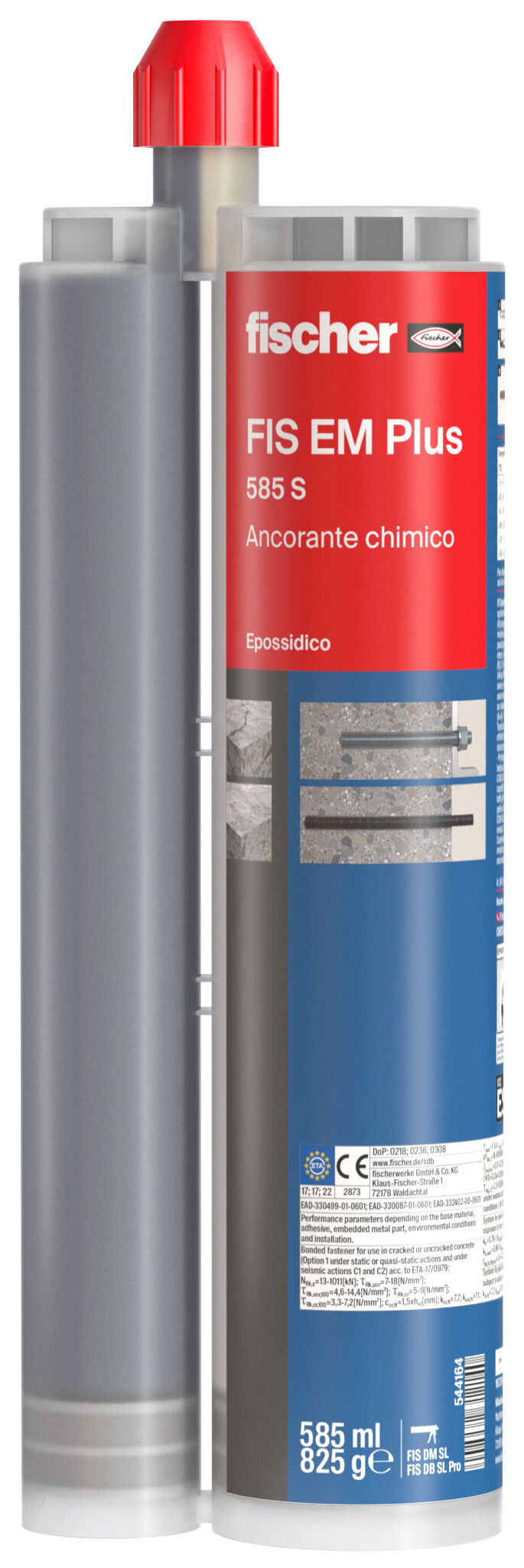 fischer FIS EM Plus 585 S (IT) (confezione da 6 pz)