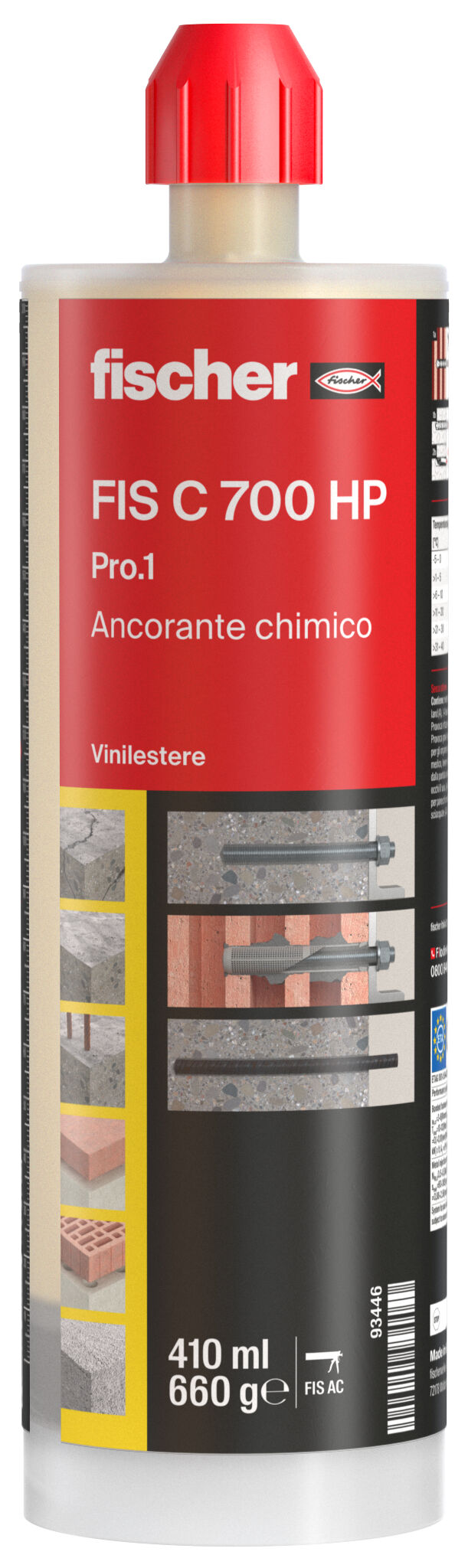 fischer FIS C 700 HP PRO.1 (confezione da 12 pz)