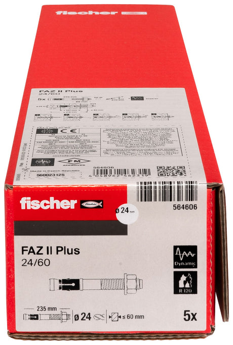 fischer FAZ II Plus 24/60 (confezione da 5 pz)