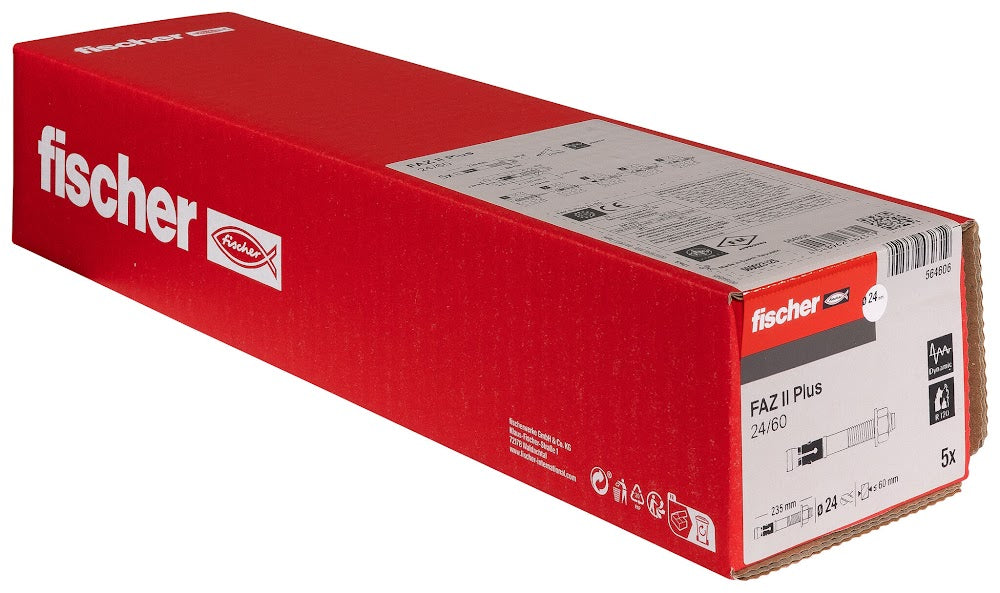fischer FAZ II Plus 24/60 (confezione da 5 pz)