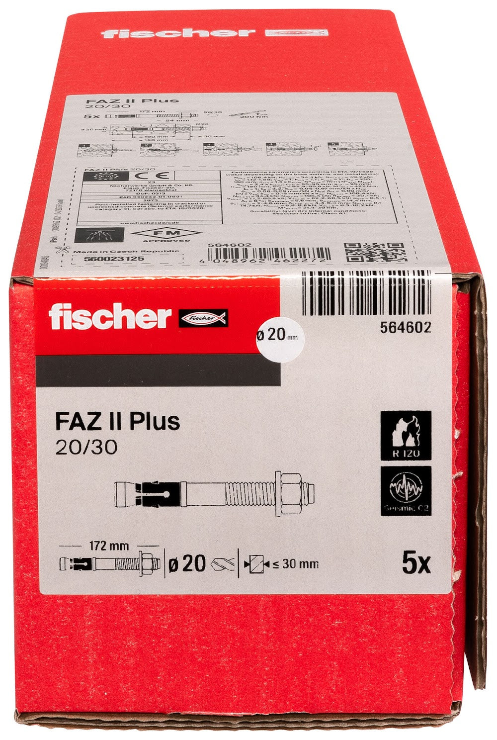 fischer FAZ II Plus 20/30 (confezione da 5 pz)