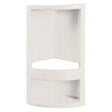 ANGOLARE PER DOCCIA cm 14 x 14 x h.32,5 - bianco