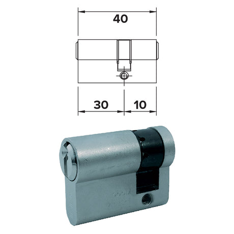ISEO CILINDRO SAGOMATO MONOPROFILO 'F5'