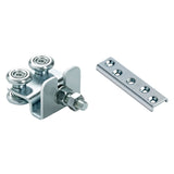 COMUNELLO CARRELLO A 4 CUSCINETTI CON PIASTRA ART.40/24+42