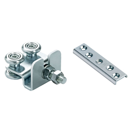 COMUNELLO CARRELLO A 4 CUSCINETTI CON PIASTRA ART.40/24+42