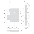 CISA SERRATURA A DOPPIA MAPPA DA INFILARE PER LEGNO ART. 57250 E 60