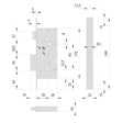 CISA SERRATURA A DOPPIA MAPPA DA INFILARE PER FASCIA PER LEGNO ART. 57211