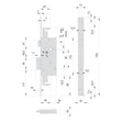 CISA SERRATURA A DOPPIA MAPPA DA INFILARE PER FASCIA PER LEGNO ART. 57215