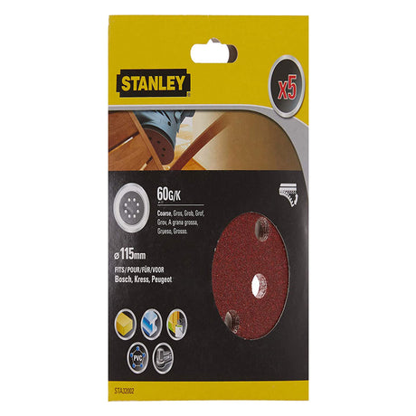 STANLEY DISCO IN CARTA ABRASIVA PER LEVIGATRICI ROTO ORBITALI