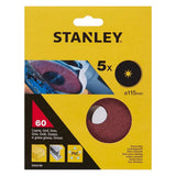 STANLEY DISCO IN CARTA ABRASIVA PER SMERIGLIATRICI
