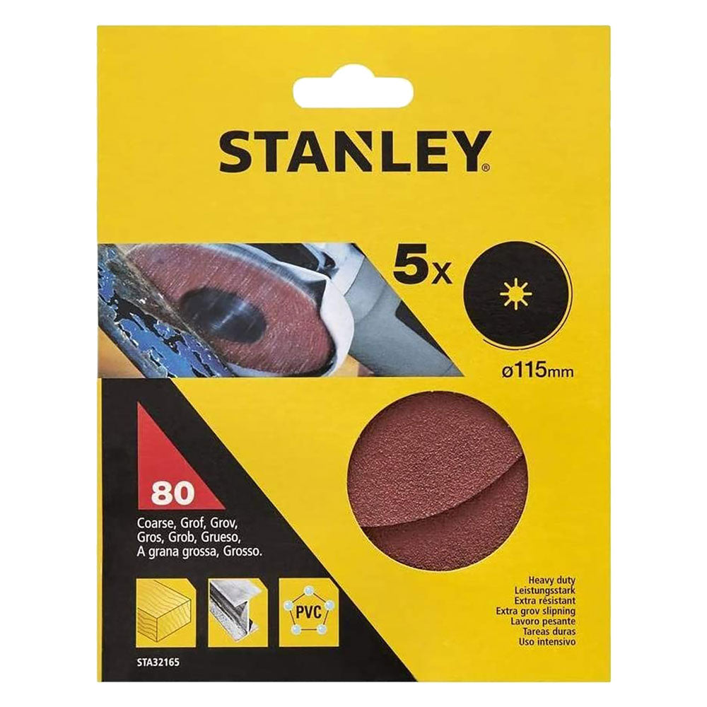 STANLEY DISCO IN CARTA ABRASIVA PER SMERIGLIATRICI