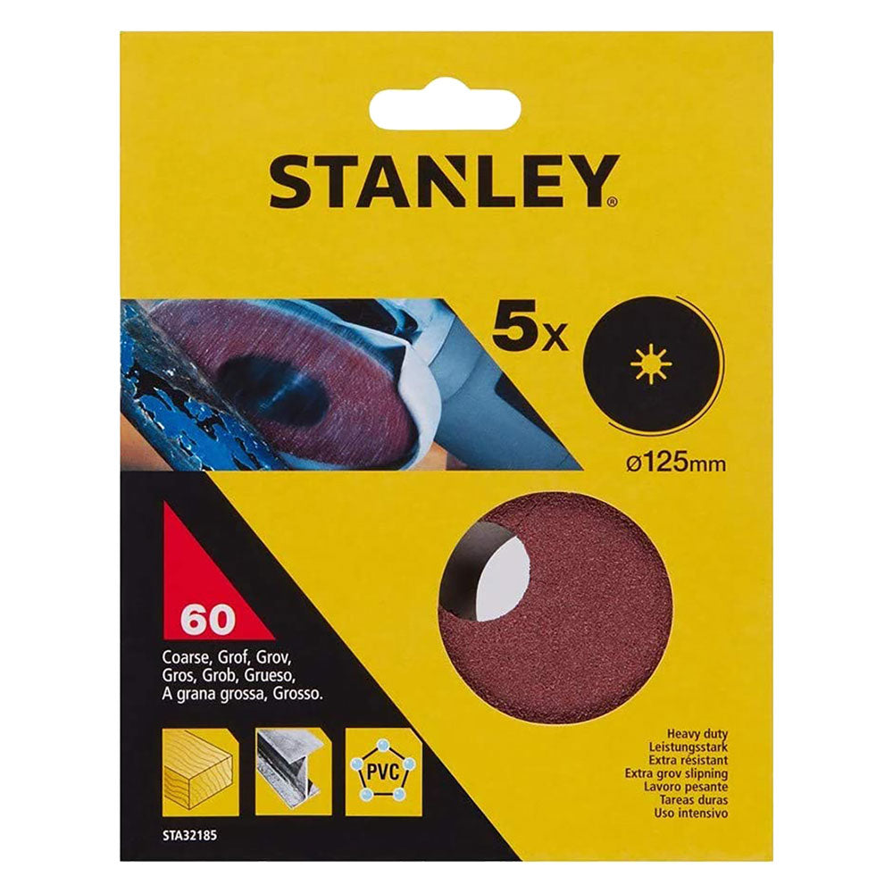 STANLEY DISCO IN CARTA ABRASIVA PER SMERIGLIATRICI