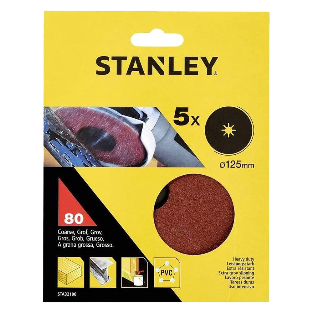 STANLEY DISCO IN CARTA ABRASIVA PER SMERIGLIATRICI