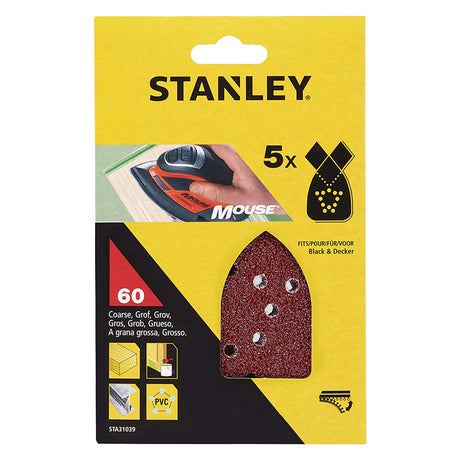 STANLEY FOGLIO IN CARTA ABRASIVA A DELTA PER LEVIGATRICI T
