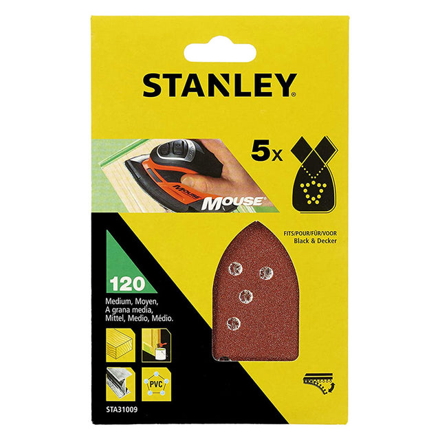 STANLEY FOGLIO IN CARTA ABRASIVA A DELTA PER LEVIGATRICI T