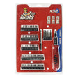 TOPTOOLS SET AVVITAMENTO CON INSERTI E BUSSOLE set 52 pz