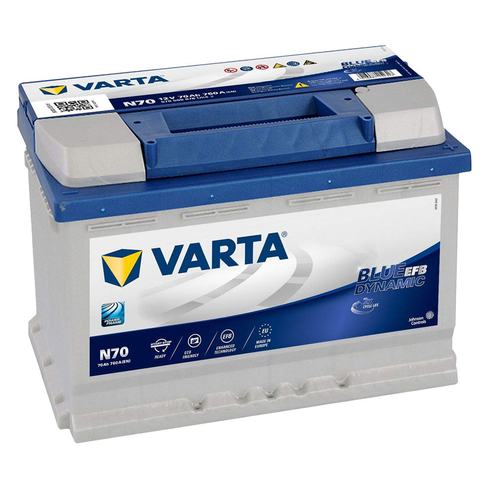 VARTA BATTERIA PER AUTO START & STOP 'VARTA BLUE DYNAMIC EFB'