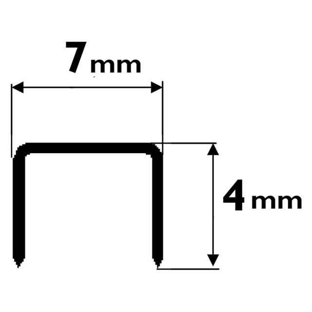 PUNTI METALLICI PER LEGATRICE 'MAX HTB' punti cf. 4800 pz