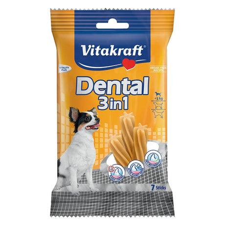 VITAKRAFT SNACK PER CURA DENTALE CANE 'DENTAL 3 IN 1'