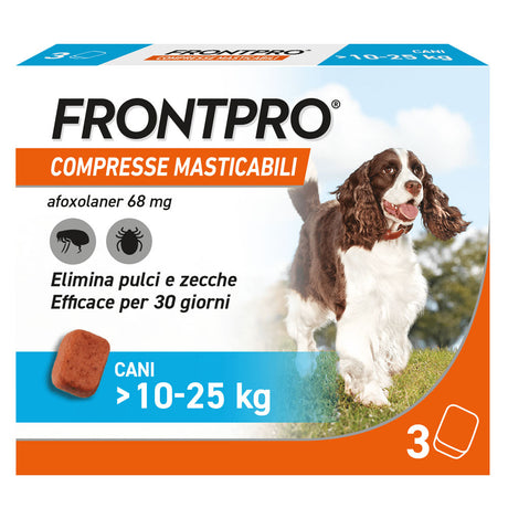 FRONTLINE COMPRESSE ANTIPARASSITARIE MASTICABILI 'FRONTPRO'