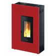 PEGASO STUFA A PELLET 'MADISON 5' 5,2 kW - colore rosso