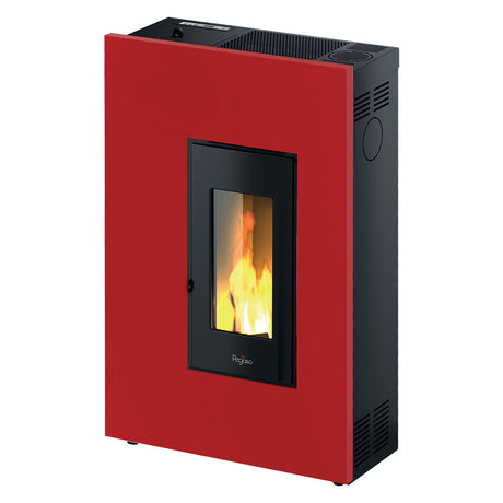 PEGASO STUFA A PELLET 'MADISON 5' 5,2 kW - colore rosso