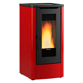 La Nordica Extraflame STUFA A PELLET 'DAHIANA 5.0' 10 kW - colore bordeaux