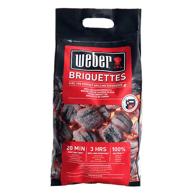 WEBER CARBONE 100% NATURALE PER GRILL 'BRIQUETTES'