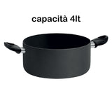 PENTALUX CASSERUOLA DUE MANICI 'BLACK LINE'