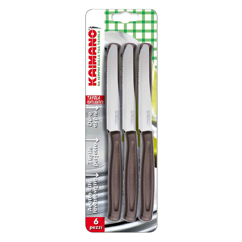 KAIMANO COLTELLO DA TAVOLA SEGHETTATO