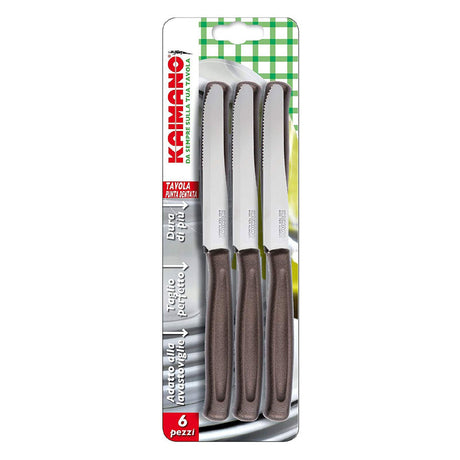 KAIMANO COLTELLO DA TAVOLA SEGHETTATO