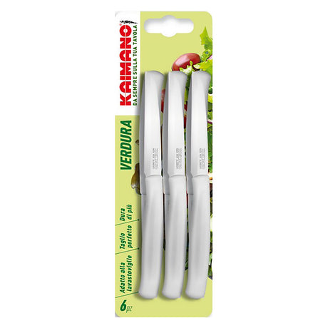 KAIMANO COLTELLO PER VERDURE manico bianco