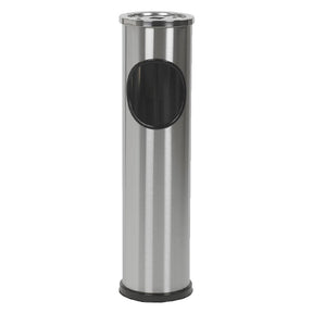 POSACENERE GETTACARTE corpo spazzolato - Ø15 x h.57 cm