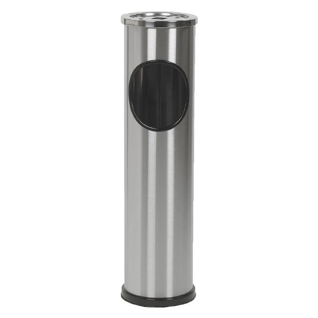 POSACENERE GETTACARTE corpo spazzolato - Ø15 x h.57 cm