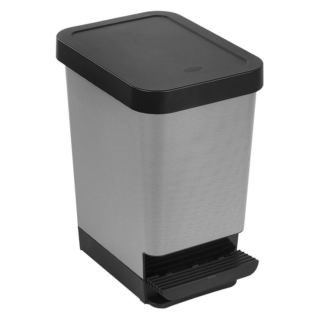 TONTARELLI PATTUMIERA PER RACCOLTA DIFFERENZIATA 'MODA' 25 lt. - cm 27,4 x 37,9 x 45 - carbonio