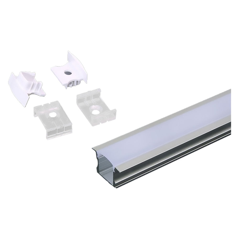 VTAC PROFILO CANALINA IN ALLUMINIO PER STRIP LED