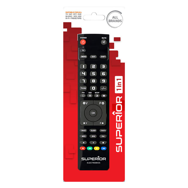 SUPERIOR TELECOMANDO COMPATIBILE PER TV 'SLIM'