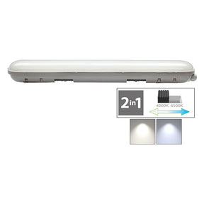 NOVAITALIA PLAFONIERA DOPPIO TUBO LED CAMBIA TONO