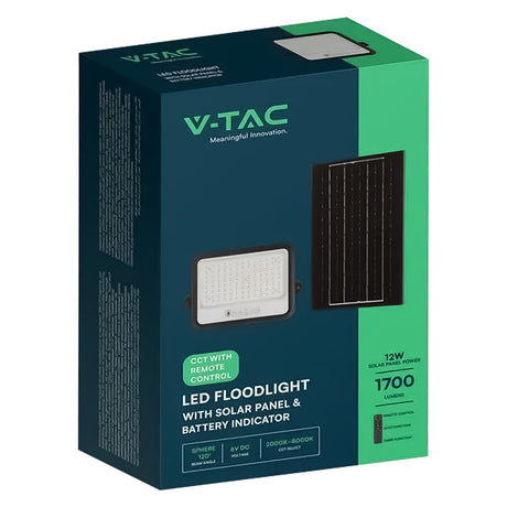 VTAC PROIETTORE A LED 'CCT' CON PANNELLO SOLARE