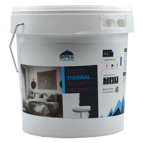 BIANCO POLARE RIVESTIMENTO IDROREPELLENTE 'THERMAL' lt. 4