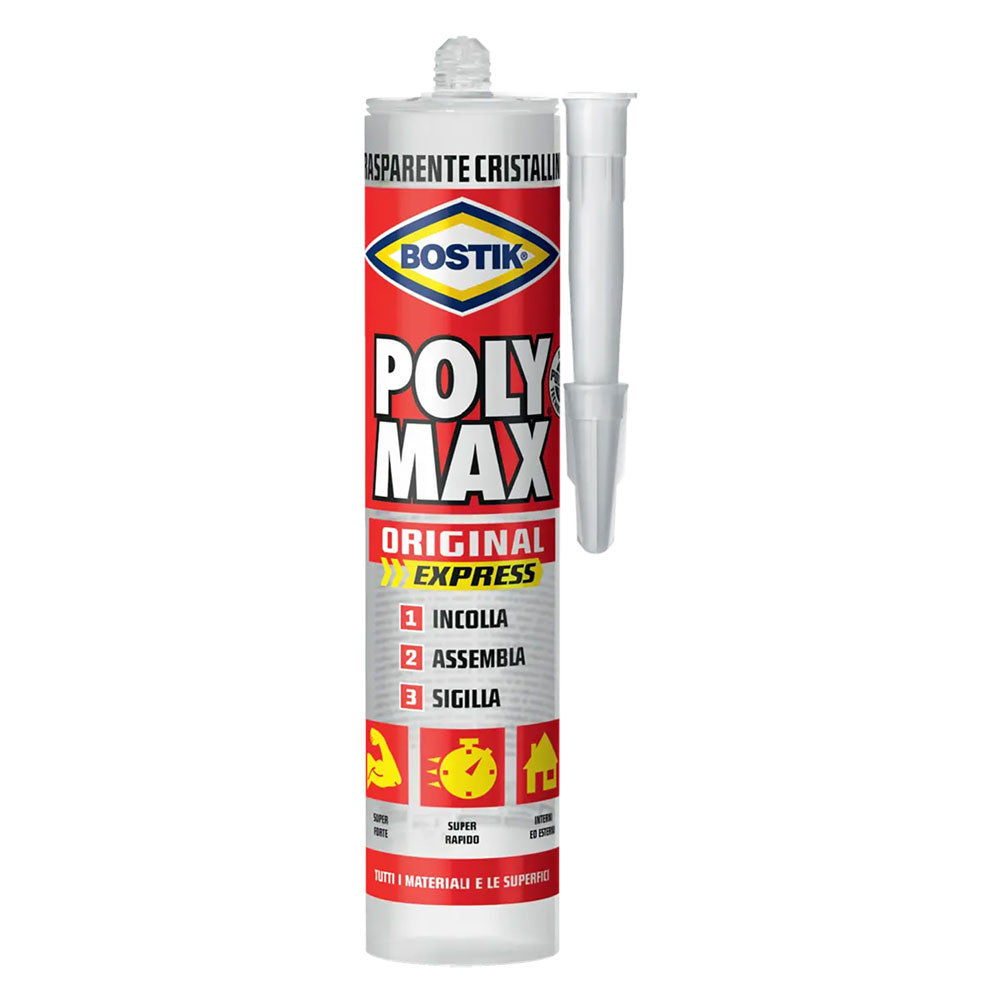 BOSTIK ADESIVO SIGILLANTE UNIVERSALE 'POLY MAX' CRISTAL