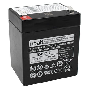 ALBERT KERBL BATTERIA PER ELETTRIFICATORE A PANNELLO SOLARE 'SUN POWER' 12V - 5 Ah