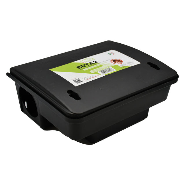 IN VERDE STAZIONE DI SICUREZZA PER ESCHE RODENTICIDE 'BETA 2' cm. 19 x 23