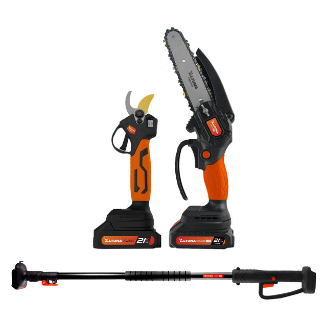 ALTUNA KIT POTATORE CON FORBICI A BATTERIA 'AFKIT' set 2 pezzi