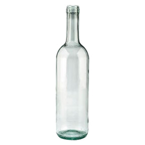 BOTTIGLIA IN VETRO TIPO 'BORDOLESE' 750 ml - colore mezzo bianco