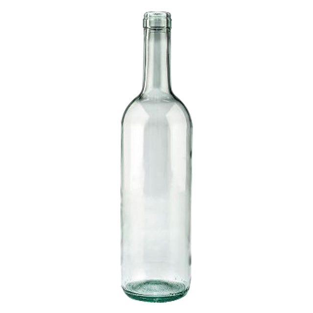 BOTTIGLIA IN VETRO TIPO 'BORDOLESE' 750 ml - colore mezzo bianco