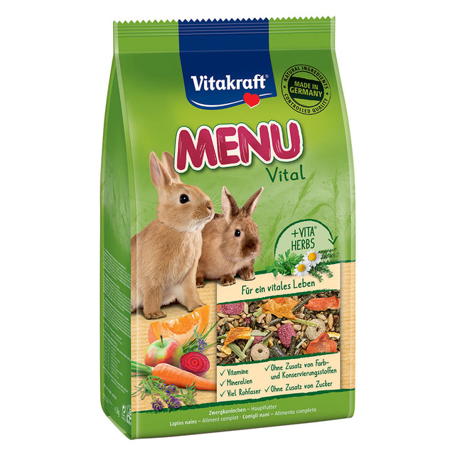 VITAKRAFT ALIMENTO PER CONIGLI 'MENU' kg. 1