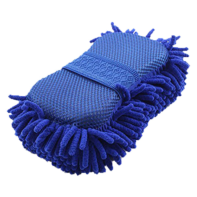 SPUGNA GUANTO 'CURLY' in microfibra